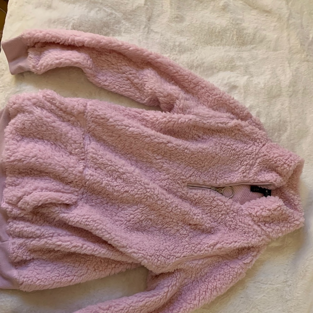 Pink Sherpa jacket